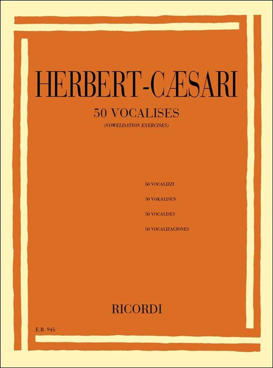 ヘルベルト・カエサリ：50のヴォカリース 【輸入：ヴォーカル】