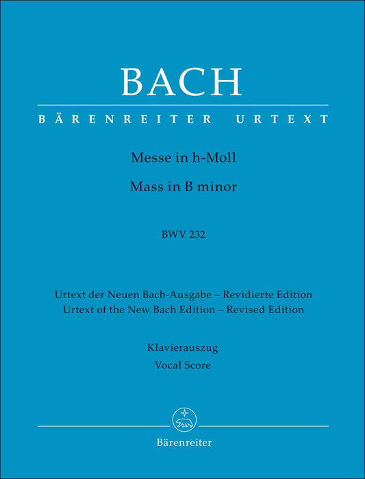 バッハ:ミサ曲 ロ短調 BWV 232(ラテン語)(改訂新版)/原典版/ヴォルフ編 【輸入:合唱】