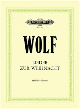 ヴォルフ：歌曲選集(高声用)(独語・英語) 【輸入：ヴォーカルとピアノ】