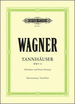 ワーグナー：オペラ「タンホイザー」(独語)/Mottl編 【輸入：ヴォーカルとピアノ】