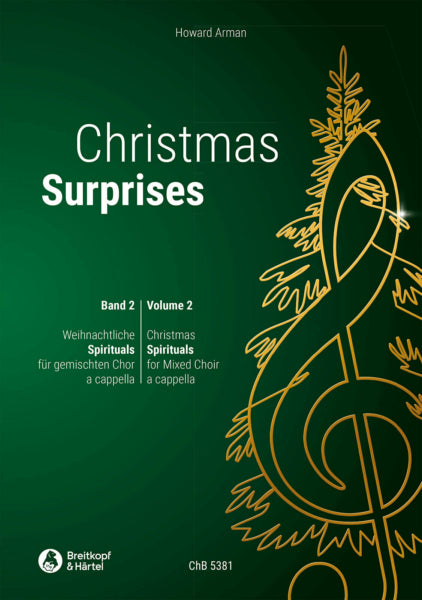 アーマン：クリスマス・サプライズ 第2巻: クリスマス・スピリチュアル/無伴奏混声四部合唱(英語) 【輸入：合唱とピアノ】