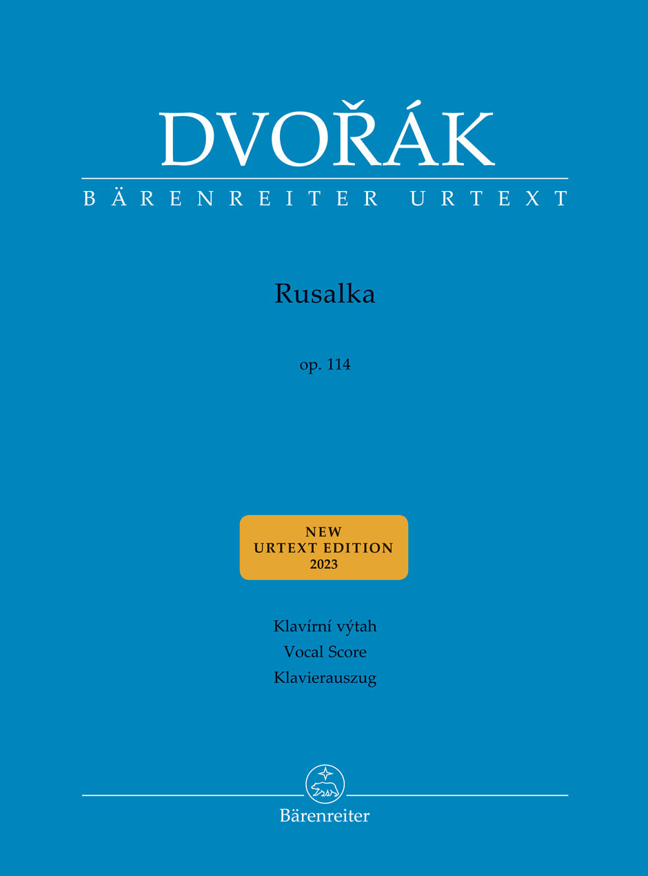 ドヴォルザーク：オペラ「ルサルカ」 Op.114(チェコ語・独語・英語)/原典版/Simon & Hajek編 【輸入：ヴォーカルとピアノ】