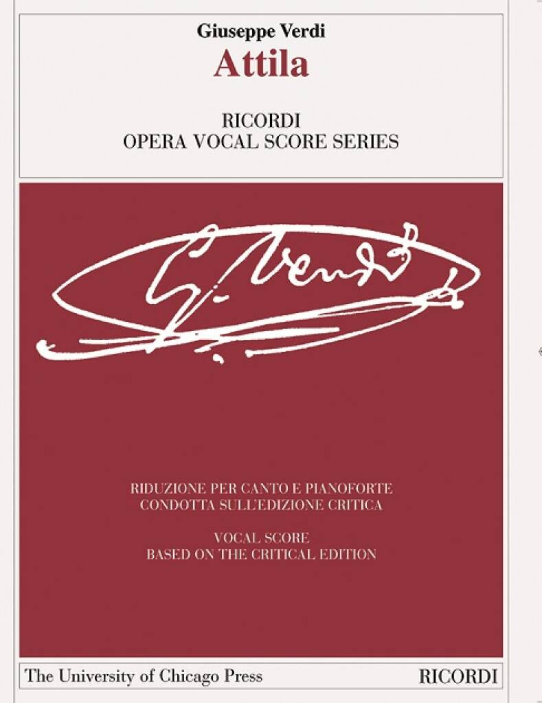 ヴェルディ：オペラ「アッティラ」/批判校訂版/Greenwald編/(伊語)(紙装) 【輸入：ヴォーカルとピアノ】