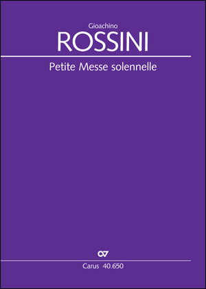 ロッシーニ：小ミサ・ソレムニス/Doge編: 指揮者用大型スコア 【輸入：合唱】
