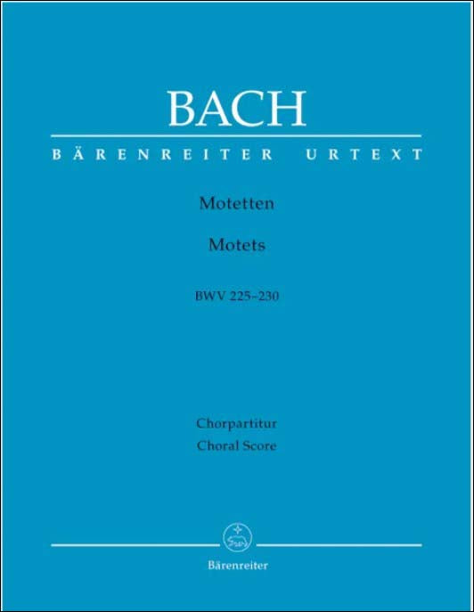 バッハ：モテット集 BWV 225-230(独語)/原典版/Ameln編: 合唱スコア 【輸入：合唱】