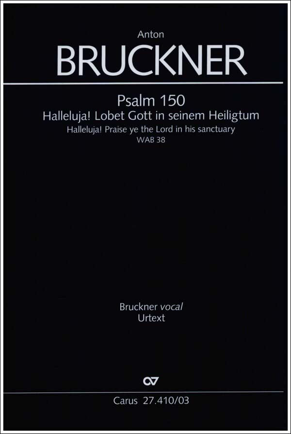 ブルックナー：詩篇 第150(1892年)(独語/英語)/Wolf編: ヴォーカル・スコア 【輸入：合唱】