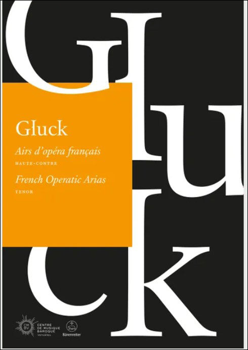 グルック：フランス語のオペラ・アリア集: カウンター・テナーまたはテノール編(仏語)/原典版/Dratwicki編 【輸入：ヴォーカルとピアノ】