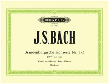 バッハ：ブランデンブルク協奏曲 第1巻 BWV 1046-1048 【輸入：ピアノ】