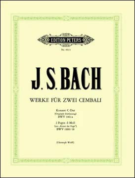 バッハ：2台のチェンバロのための作品: チェンバロ協奏曲 BWV 1061a、「フーガの技法」BWV 1080 より 2つのニ短調のフーガ 【輸入：ピアノ】