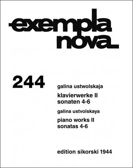 ウストヴォルスカヤ：ピアノ作品集 第2巻 【輸入：ピアノ】