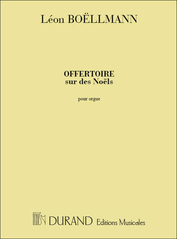 ボエルマン：クリスマス奉献唱 【輸入：オルガン】