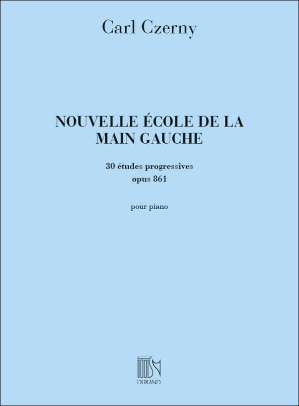 チェルニー(ツェルニー)：左手のためのあたらしい練習曲 Op.861 【輸入：ピアノ】