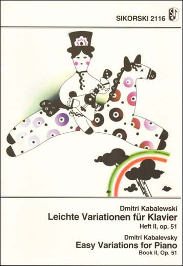 カバレフスキー：5つのやさしい変奏曲 Op.51 【輸入：ピアノ】