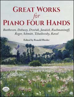 GREAT WORKS FOR PIANO FOUR HANDS 【輸入：ピアノ】