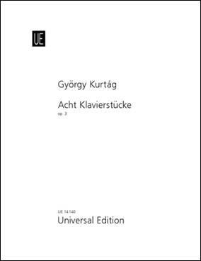 クルターグ：8つのピアノ小品 Op.3 【輸入：ピアノ】
