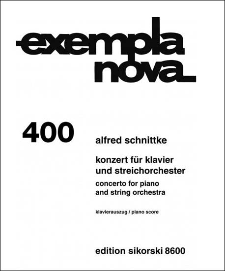 シュニトケ：ピアノ協奏曲 【輸入：ピアノ】