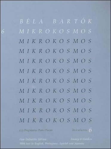 バルトーク：ミクロコスモス 第6巻 【輸入：ピアノ】