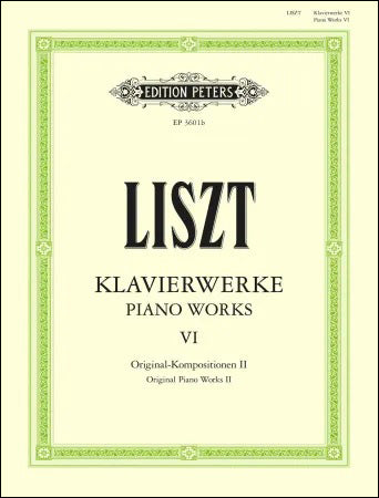 リスト：オリジナル作品集 第2巻/ザウアー編 ピアノ曲集 第6巻 【輸入：ピアノ】