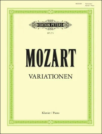 モーツァルト：変奏曲集/Kohler & Ruthardt編 【輸入：ピアノ】
