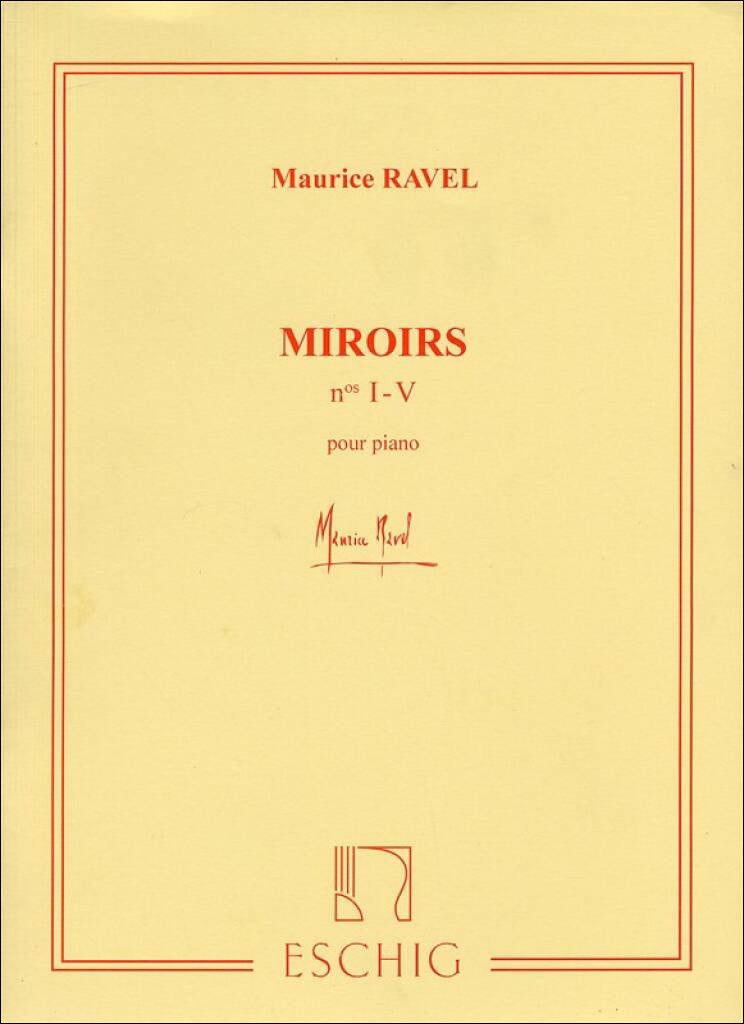ラヴェル：鏡 【輸入：ピアノ】
