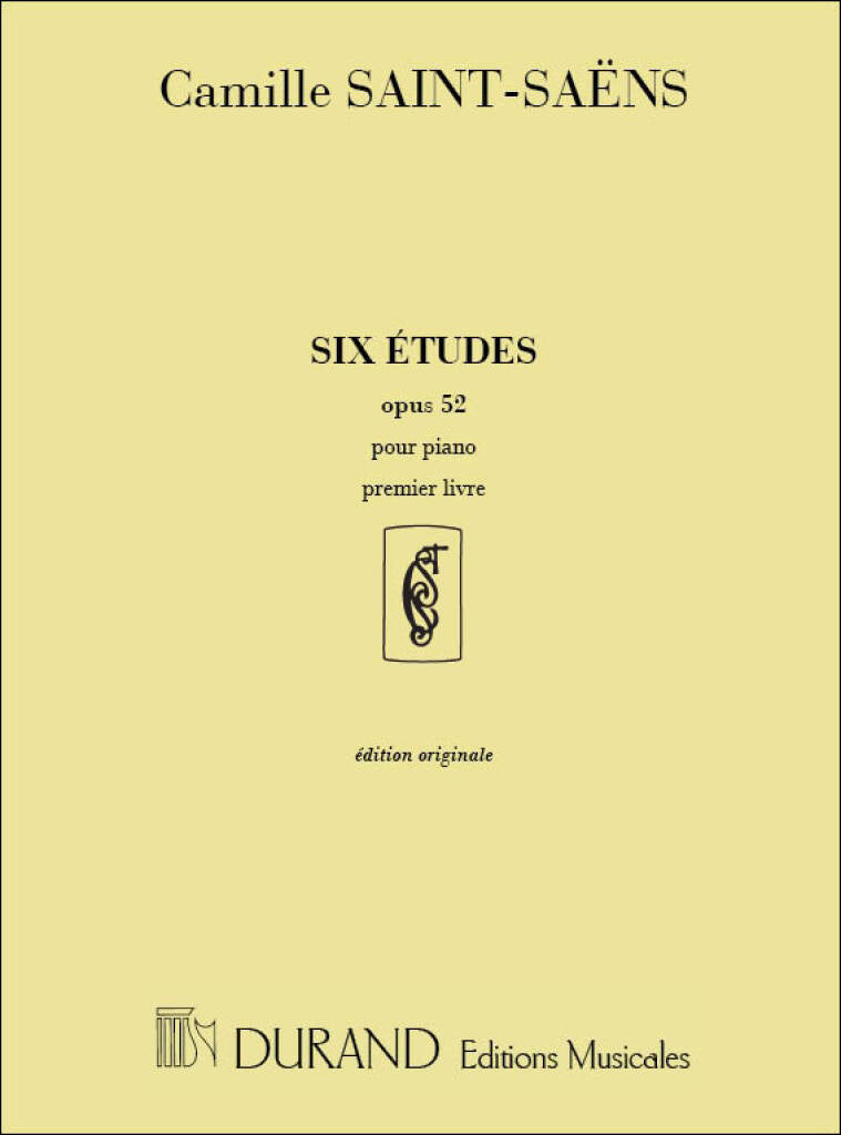 サン・サーンス：6つの練習曲 Op.52 【輸入：ピアノ】