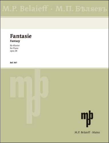 スクリャービン：幻想曲 ロ短調 Op.28 【輸入：ピアノ】