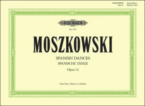 モシュコフスキ：5つのスペイン舞曲 Op.12 【輸入：ピアノ】