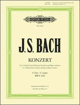 バッハ：2台のチェンバロのための協奏曲 第2番 ハ長調 BWV 1061 【輸入：ピアノ】