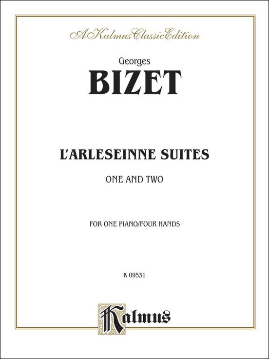 ビゼー：「アルルの女」第1組曲、第2組曲 【輸入：ピアノ】