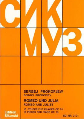 プロコフィエフ：バレエ「ロミオとジュリエット」より 10の小品 Op.75 【輸入：ピアノ】