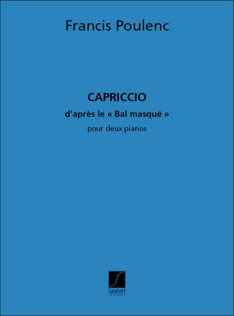 プーランク：「仮面舞踏会」よりカプリチオ 【輸入：ピアノ】