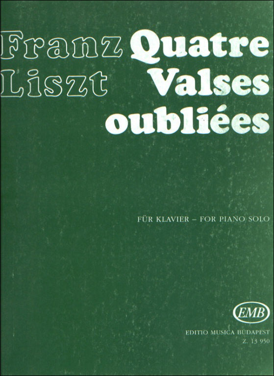 リスト：忘れられたワルツ/新リスト全集版/Sulyok & Mezo編 【輸入：ピアノ】