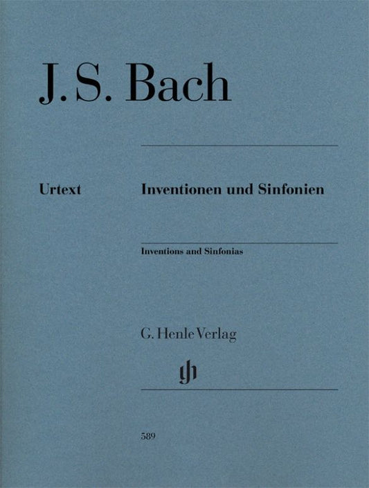 バッハ:インヴェンションとシンフォニア(二声と三声のインヴェンション) BWV 772-801/原典版/Scheideler編/Schneidt運指 【輸入:ピアノ】