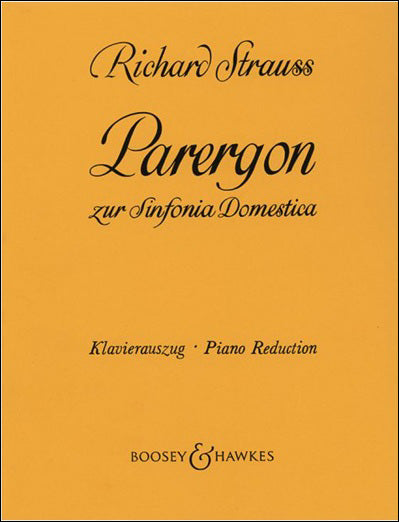 シュトラウス：左手のためのピアノ協奏曲「家庭交響曲余禄」 Op.73: ピアノ・リダクション 【輸入：ピアノ】