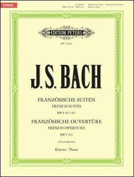 バッハ：フランス組曲 BWV 812-817 / フランス風序曲 BWV 831/Bartels編 【輸入：ピアノ】