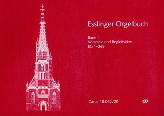 エスリンゲン・オルガンブック 第2巻と第3巻: 前奏と伴奏 【輸入：オルガン】 Default Title