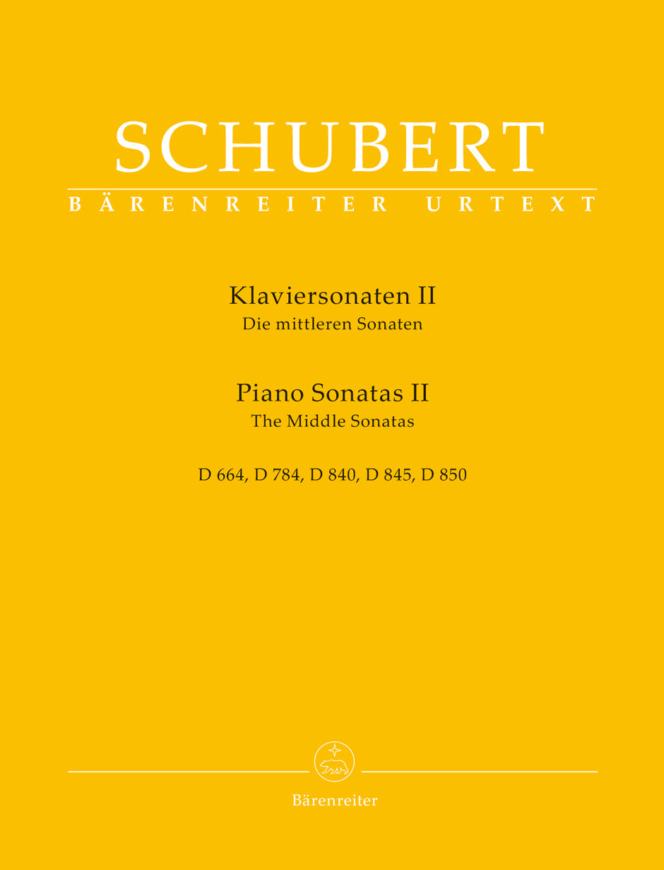 シューベルト：ピアノ・ソナタ集 第2巻: 中期のソナタ/原典版/Litschauer編 【輸入：ピアノ】 Default Title