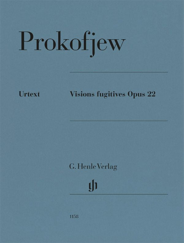 プロコフィエフ：つかの間の幻影 Op.22/原典版/Gertsch編/Giltburg運指 【輸入：ピアノ】