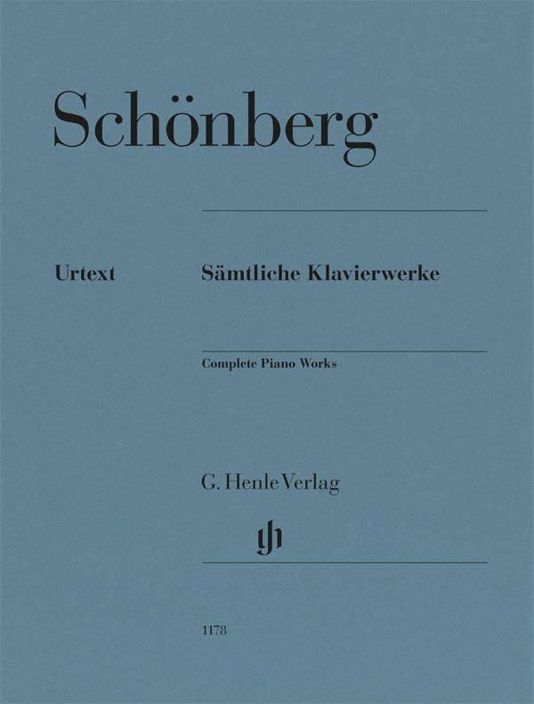 シェーンベルク：ピアノ作品全集/原典版/Auer & Kramer & Mullemann & Scheideler編/Ax & Wosner運指 【輸入：ピアノ】