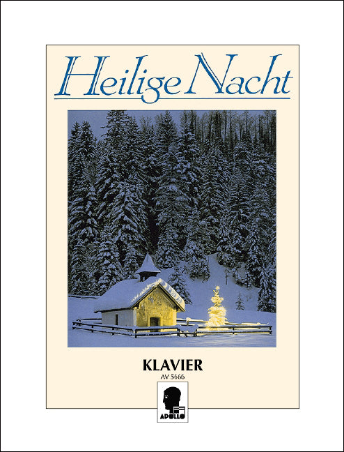 聖なる夜: クリスマス・キャロル・アルバム - クリスマス、大晦日、お正月の人気曲49曲(ドイツ語歌詞付) 【輸入：ピアノ】