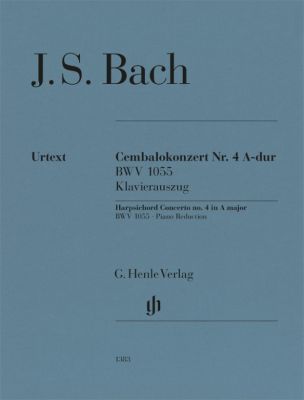 バッハ：チェンバロ協奏曲 第4番 イ長調 BWV 1055/Mullemann & Minuth編: ピアノ・リダクション 【輸入：ピアノ】