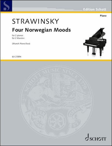 ストラヴィンスキー：オーケストラのための4つのノルウェーの情緒/2台ピアノ用編曲/Dajani & Knudsen編: 演奏用スコア 【輸入：ピアノ】