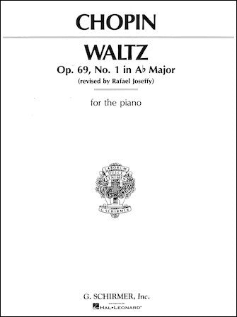 ショパン：ワルツ 第9番 変イ短調 Op.69/1 ｢告別｣/Joseffy編 【輸入：ピアノ】