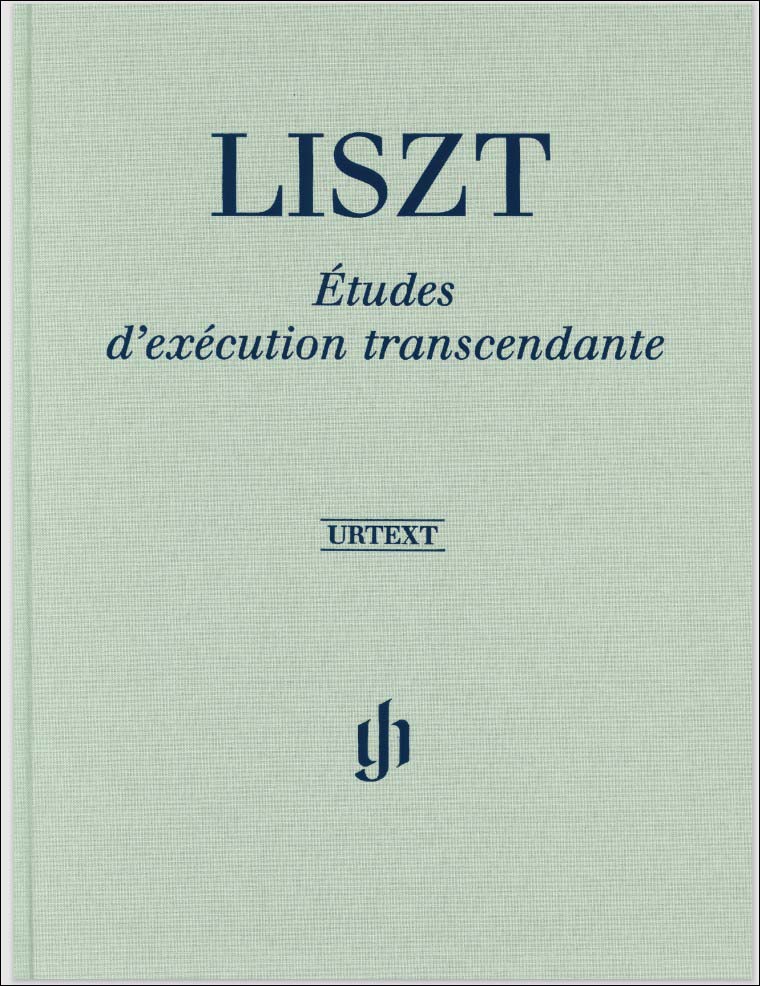 リスト：超絶技巧練習曲集/原典版/Heinemann編/Liszt運指(布装) 【輸入：ピアノ】
