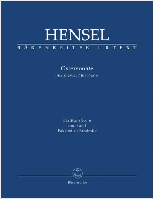 メンデルスゾーン=ヘンゼル：復活祭ソナタ/原典版/Rolf編: 演奏用スコアとファクシミリ 【輸入：ピアノ】
