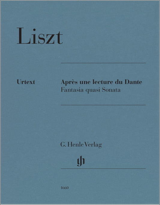 リスト：巡礼の年 第2年 「イタリア」より ダンテを読んで/原典版/Jost編/Piemontesi運指 【輸入：ピアノ】