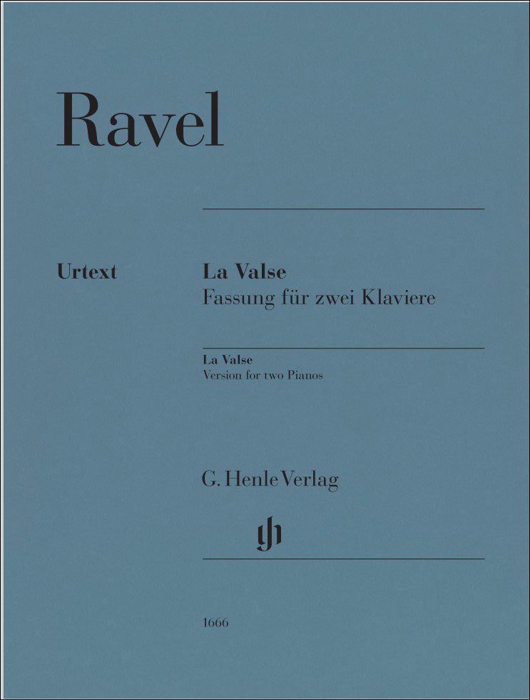 ラヴェル：ラ・ヴァルス/原典版/Jost編/Groethuysen運指 【輸入：ピアノ】