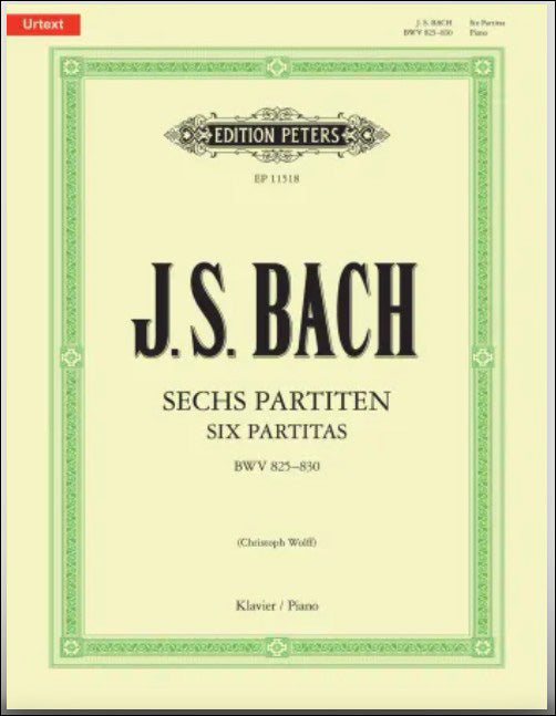バッハ：パルティータ BWV 825-830/原典版/Wolff編 【輸入：ピアノ】