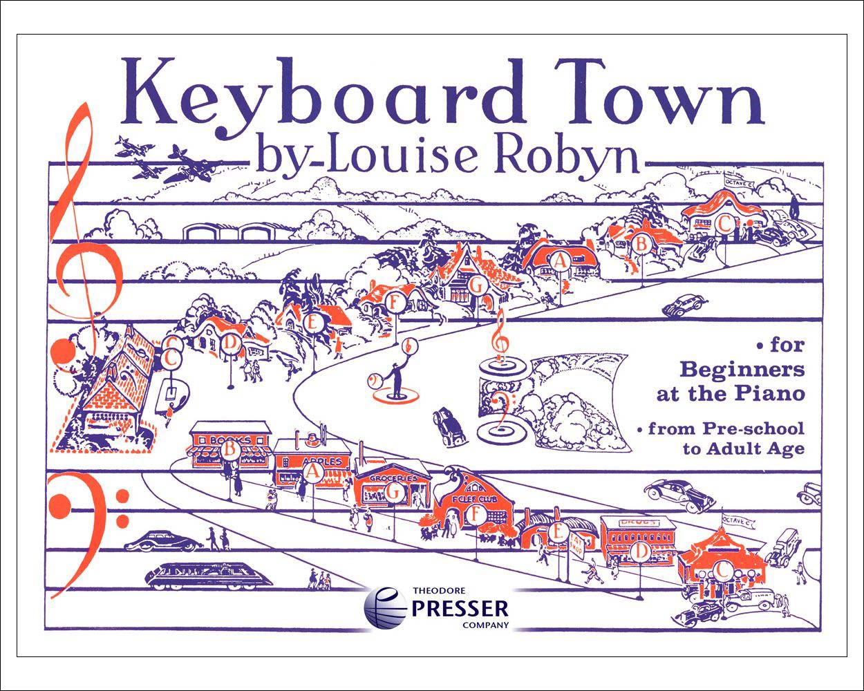 ロビン：キーボード・タウン ～幼児から大人までの初心者のための 【輸入：ピアノ】