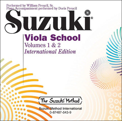 鈴木鎮一：スズキ・メソッド・ビオラ教本 第1巻 & 第2巻(改訂版): CD/ウィリアム・プリュシル演奏 【輸入：CD/DVD】